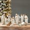 Glitzhome® Ivory Resin Nativity Figurine Set